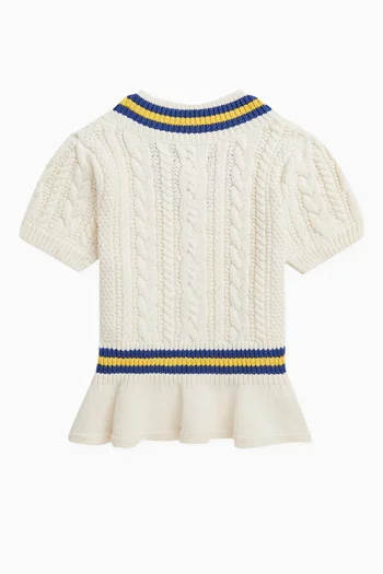 Cricket Peplum Sweater in Cotton