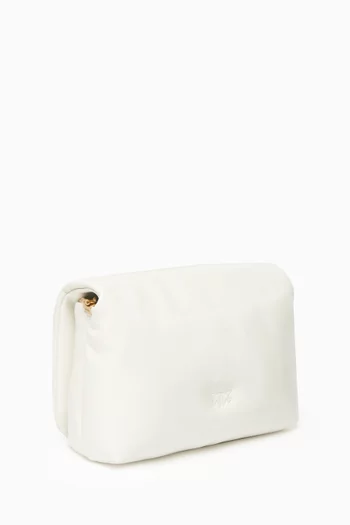 Classic Love Click Puff Bag in Leather