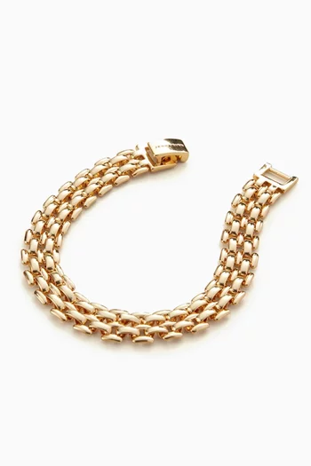 Francis Bracelet in Gold-tone Dipped Brass