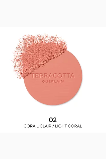 02 Light Coral Terracotta Blush - The Healthy Glow Powder Blush