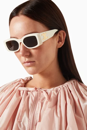 نظارة شمسية تريومف بإطار فراشة أسيتات