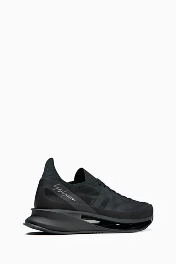S-Gendo Running Sneakers in Leather & Mesh