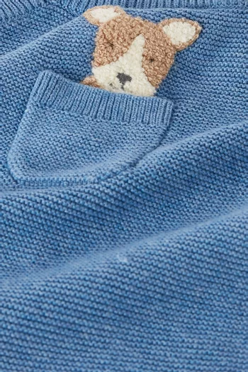 Doggy Overalls in Cotton-knit