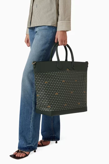 Carry On 36 Tote Bag in Coated-canvas & Leather
