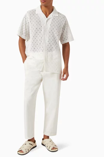 Didcot Corded Lace Shirt in Cotton-blend