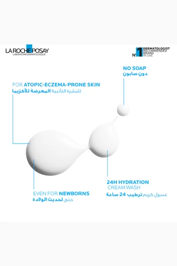 La Roche-Posay Lipikar Syndet AP+ Body Wash for Eczema Prone Skin Refill, 400ml