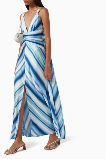 Harriet Striped Maxi Dress