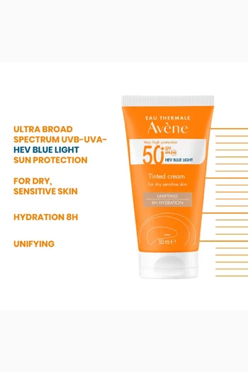 Very High Protection SPF 50+ Tinted Cream, 50ml