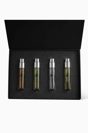 مجموعة عطر بخاخ دسكفري للسفر بوديسيا ذا فيكتوريوس × أناس 3، 4 زجاجات × 40 ملل