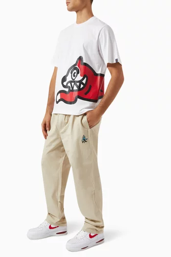 Jumbo Running Dog T-shirt in Cotton-jersey