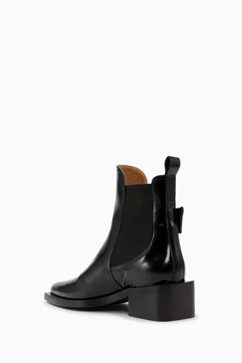 Chelsea Buckle Boots in Nappa
