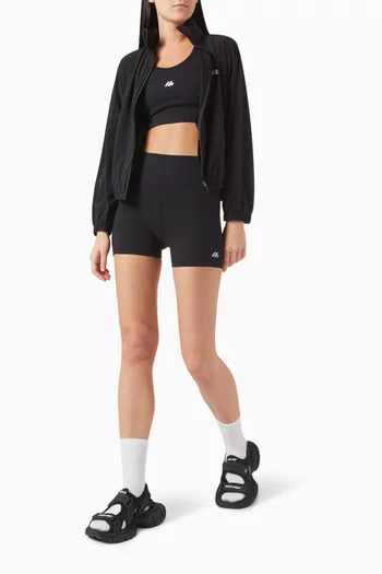 Activewear Cycling Shorts in Matte Spandex
