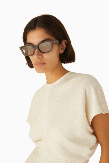 نظارة شمسية بتصميم كلاسيكي أسيتات