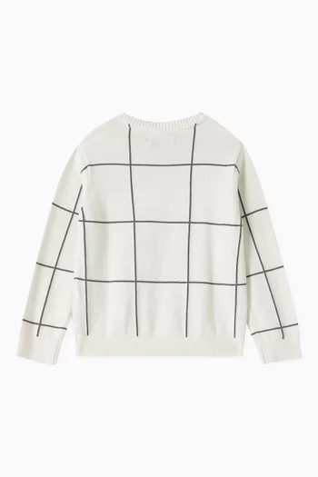 Soft Grid Sweater in Knit