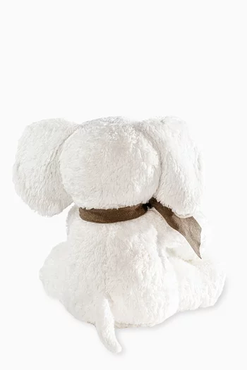Fluffy Elephant Plush Toy in Organic Cotton
