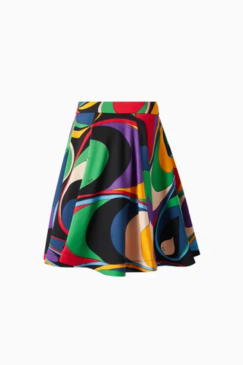 Gialo Print Skirt in Viscose