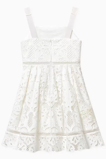 Lace Mini Dress in Cotton
