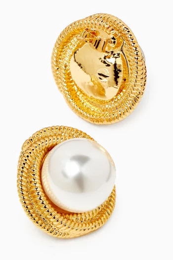 Gigi Earrings in Gold-plated Metal