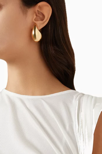 Medium Drop Earrings in 18k Gold-plated Sterling Silver