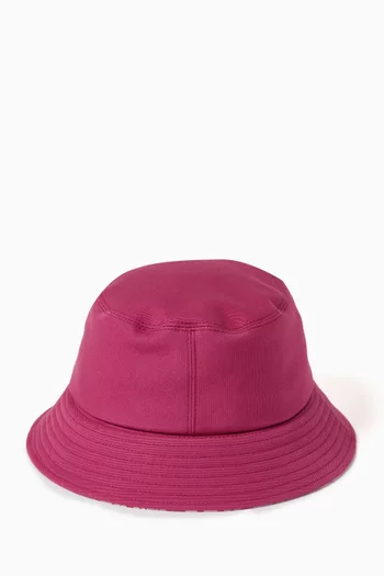 Unused CC Logo-embellished Bucket Hat in Cotton