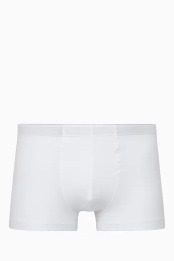 White Cotton Superior Boxer Briefs