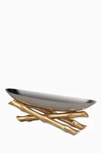Small Bambou Serving Boat      