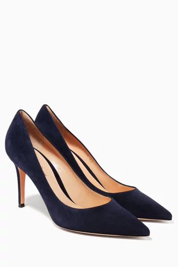 حذاء خفيف من المخمل السويدي الأزرق