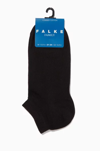 Black Family Kids Sneaker Socks