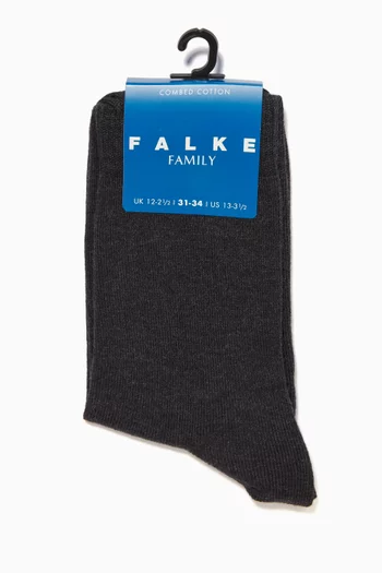 Grey Family Kids Socks