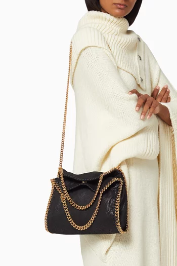 Mini Falabella Tote Bag in Shaggy Deer