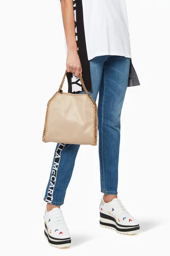 Mini Falabella Tote Bag in Shaggy Deer