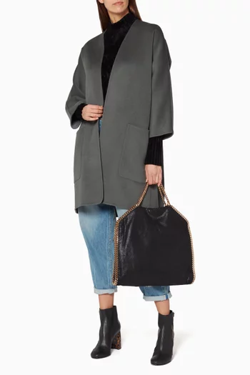 Black Falabella Shaggy Deer Tote Bag