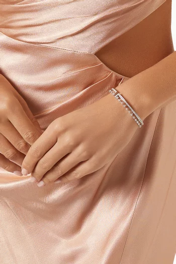 White-Gold & Diamond Avenue Bangle