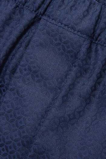 Navy Lombard 6 Boxer Shorts 