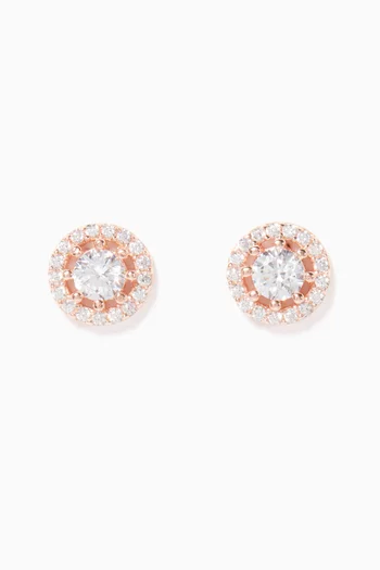 Rose-Gold Stud Earrings   
