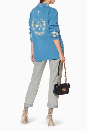GG Marmont Shoulder Bag in Matelassé Leather