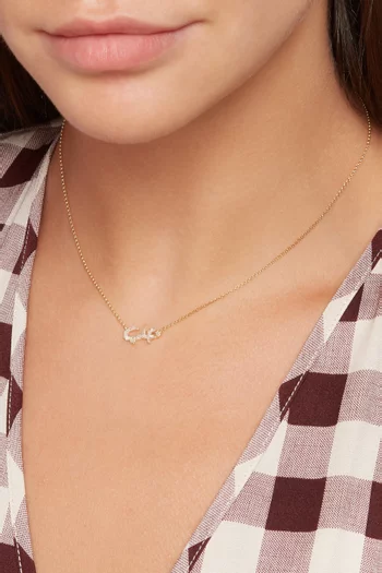 Yellow-Gold & Diamond Hobb Necklace