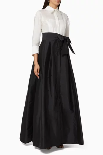 Taffeta Shirt Gown       