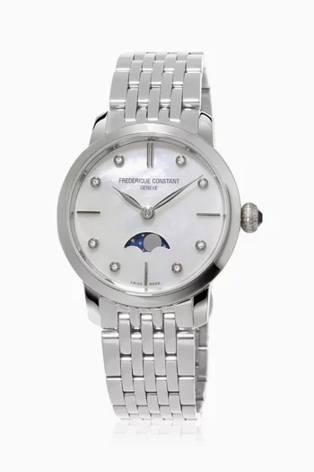 Slimline Moonphase Bracelet Watch  