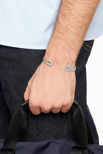 Arabic H & K Worth Silver Cuff