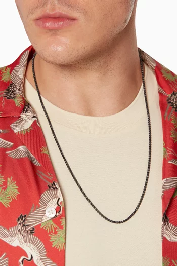 Small Box Chain Stainless Steel Necklace