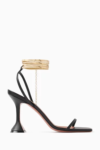 Henson 95 Lace Up Sandals in Suede