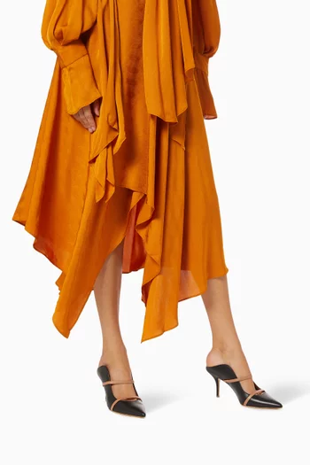 Maureen 70 Mules in Nappa Leather