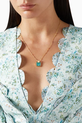 Lena Charm Necklace in 18kt Gold Vermeil on Sterling Silver