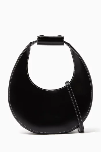 Mini Moon Bag in Leather
