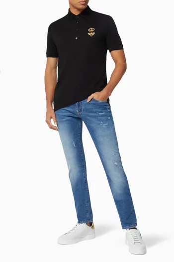 Crown Bee Polo T-Shirt