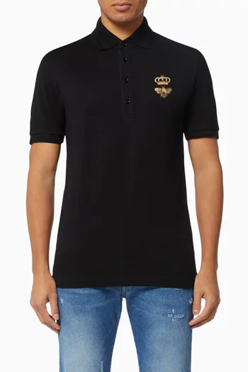 Crown Bee Polo T-Shirt
