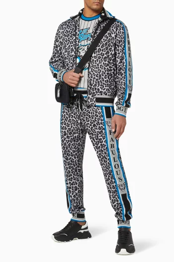 Leopard Jersey Sweatpants  