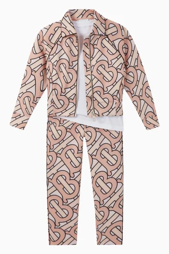 Monogram Technical Jersey Jogging Pants  
