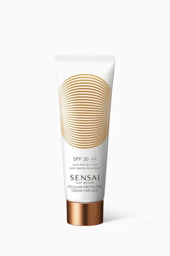 Silky Bronze Cellular Protective Cream For Face SPF30, 50ml 
